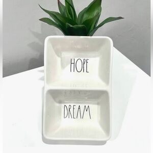 Rae DunnHope & Dream Ceramic Double Dish